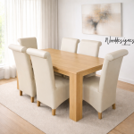 Amon Deluxe 6 Seater Dining Set