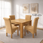 Amon Deluxe 4 Seater Dining Set - Image 4