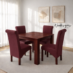 Amon Deluxe 4 Seater Dining Set - Image 3