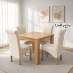 Amon Deluxe 4 Seater Dining Set