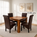 Amon Deluxe 4 Seater Dining Set - Image 2