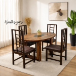 Sika 4 Seater Oval Dining Set - Image 2