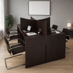 Luna 4 Seater Workstation - Image 4