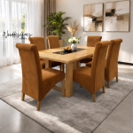 Alvar Deluxe 6 seater dining set - Image 2