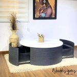 Margo Center Table(Grey) - Image 3