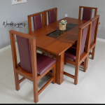 Alvar Pad 6 Seater Dining Set - Image 5