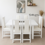 Alvar Pad 6 Seater Dining Set - Image 2