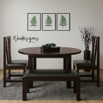Sika Extra 4 Seater Oval Dining Set - Image 5