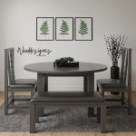 Sika Extra 4 Seater Oval Dining Set - Image 4