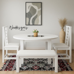 Sika Extra 4 Seater Oval Dining Set - Image 2
