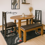 Sika Extra 4 Seater Oval Dining Set - Image 3