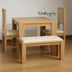 Alvar Retro Extra 4 Seater Dining Set - Image 4
