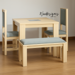 Alvar Retro Extra 4 Seater Dining Set - Image 2