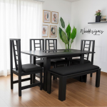 Alvar Extra 6 seater Dining Set - Image 4