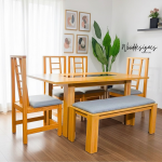 Alvar Extra 6 seater Dining Set - Image 2