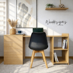 Kimara Space-Saving Foldable Table with Storage Shelves - Image 3