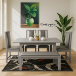 Alvar Pad Extra 6 Seater Dining Set - Image 4