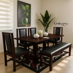 Alvar Pad Extra 6 Seater Dining Set
