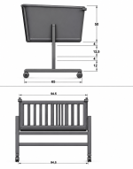 Dion Mobile Baby Crib - Image 2